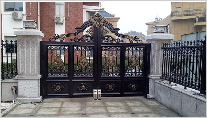 哪些原因引起铝艺庭院大门框整体刚度差的