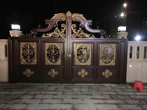 铝艺大门安装_CASE06