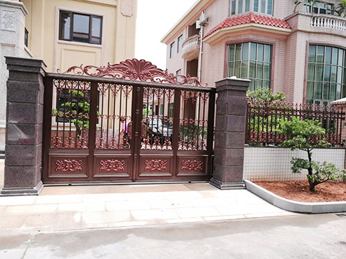 铝艺大门安装_CASE07