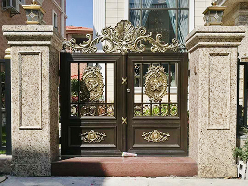 铝艺大门安装_CASE08