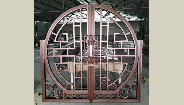 铝艺大门怎么安装